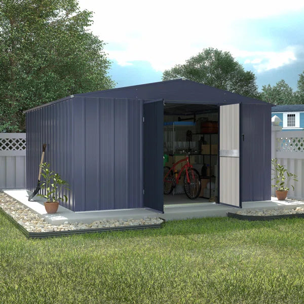 10 ft. x 10 ft. Metal Storage Shed