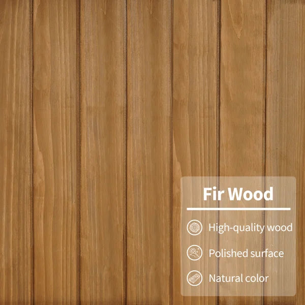 3 ft. 8 in. W x 2 ft. 6 in. D Outdoor Storage Shed with Adjustable Shelves and Lock