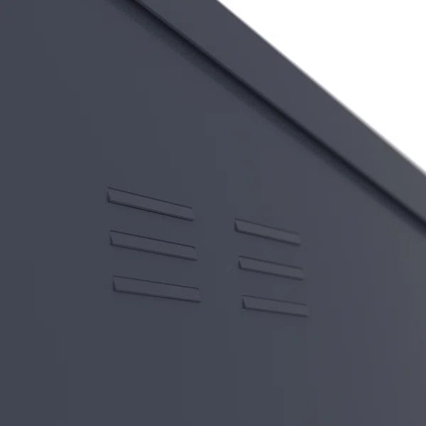 4ft.W x 8ft.D Metal Lean-to Storage Shed