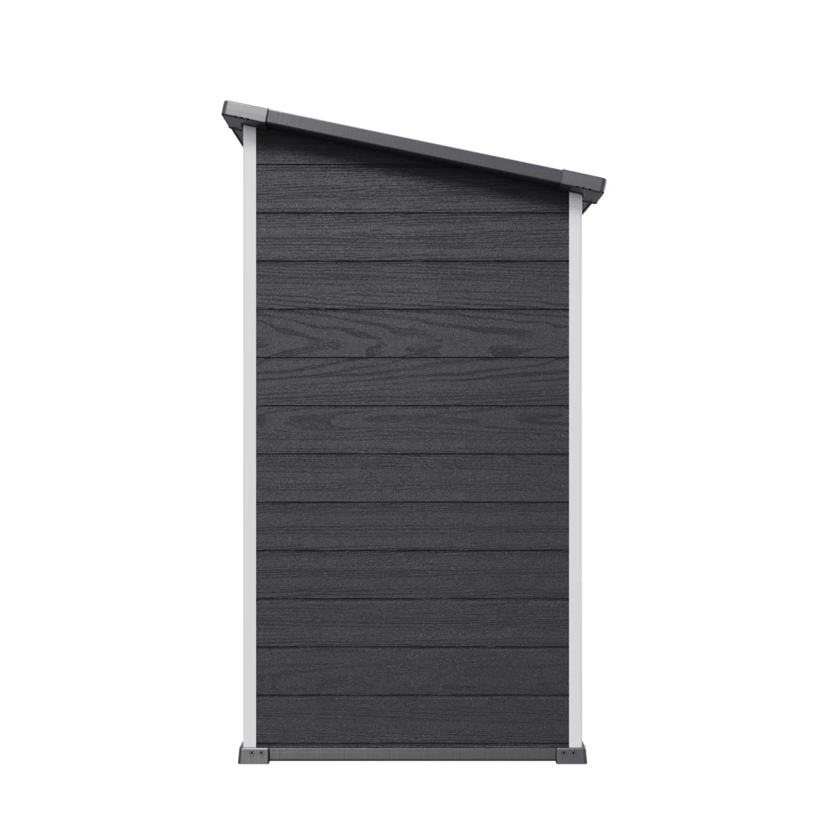 Keter Essential 6 x 4 ft. Durable Resin Outdoor Storage Shed With Floor and Double Doors for Garden Patio Furniture and Tools, Black