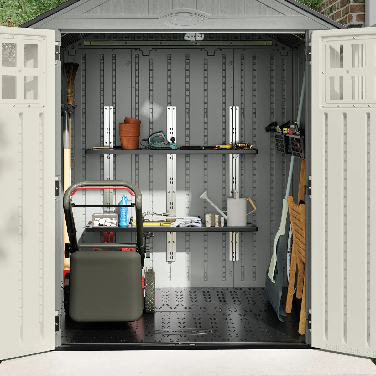 Suncast 6 ft. x 5 ft. Resin Storage Shed