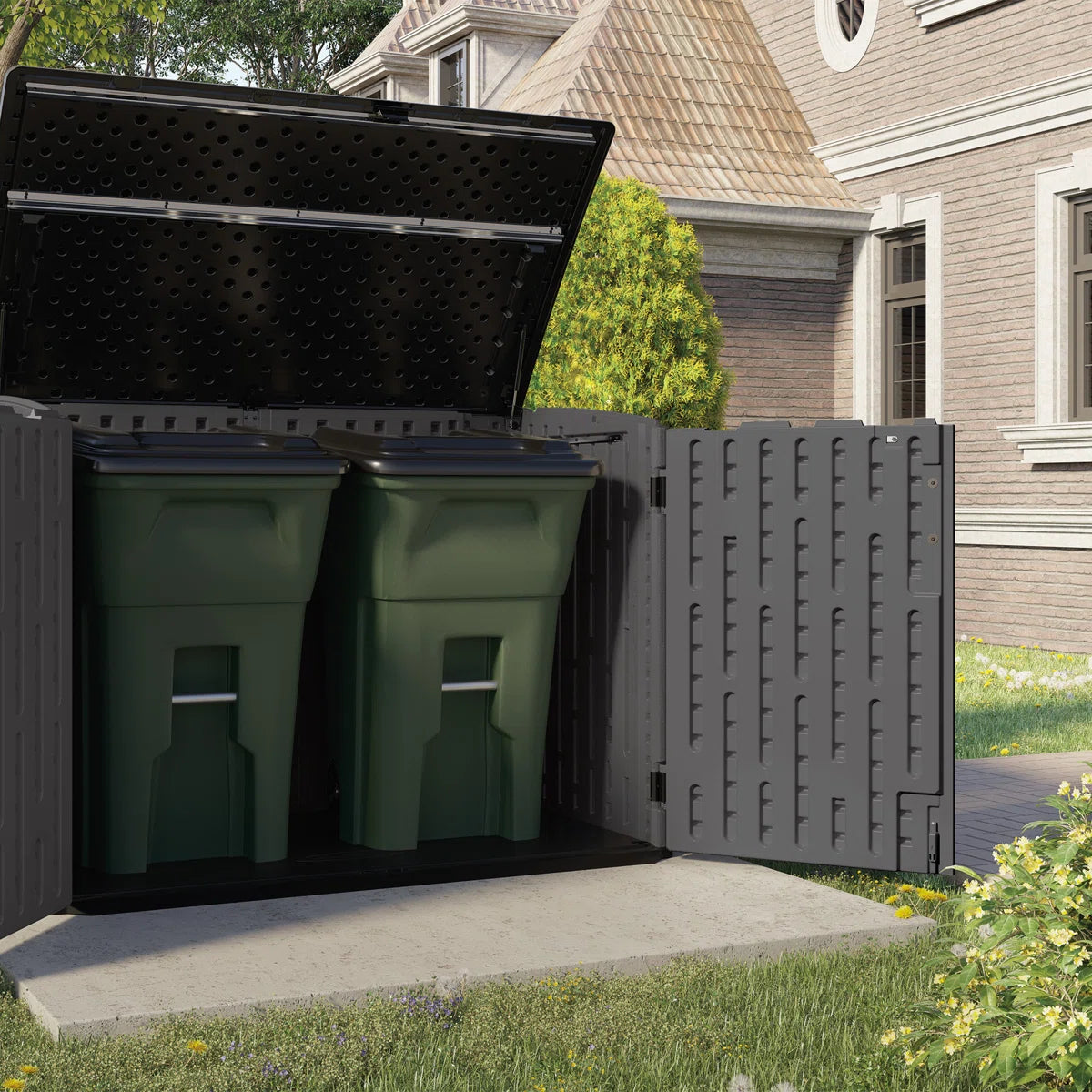 Suncast Stow-Away Horizontal Shed