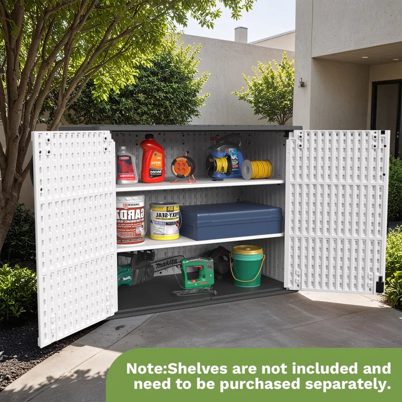 4 Ft. W X 2 Ft. D Outdoor Resin Horizontal Storage Shed