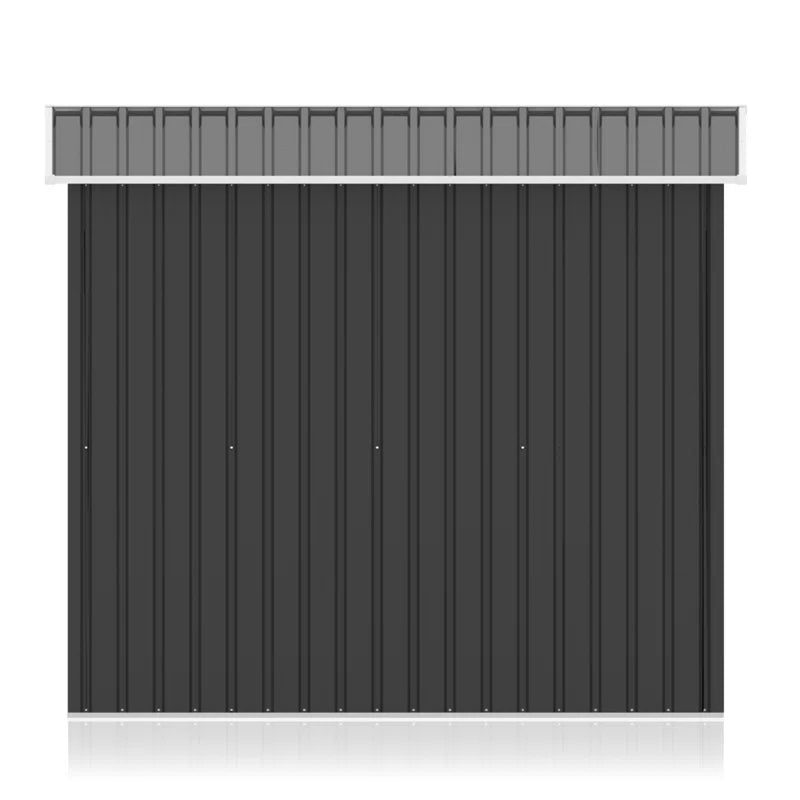 5*7 Ft Black Metal Outdoor Storage Shed