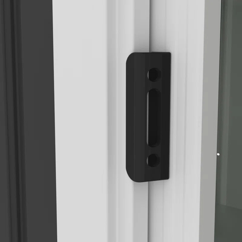 6*4 Ft Black Metal Outdoor Storage Shed