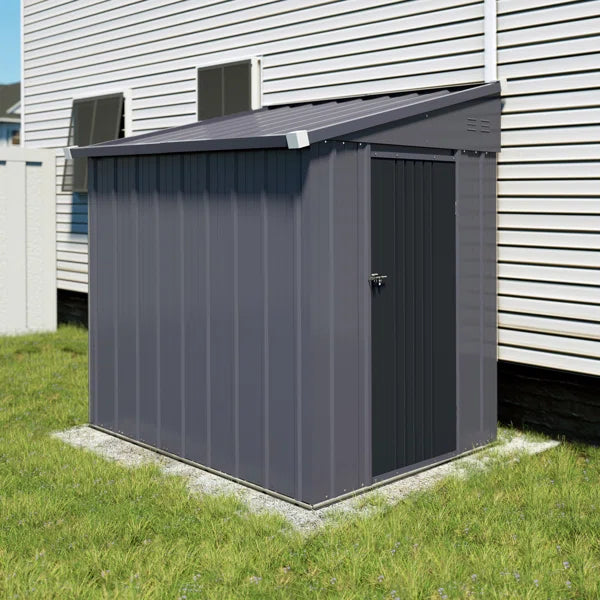70.6 ft. W x 51.6 ft. D Metal Lean-To Storage Shed