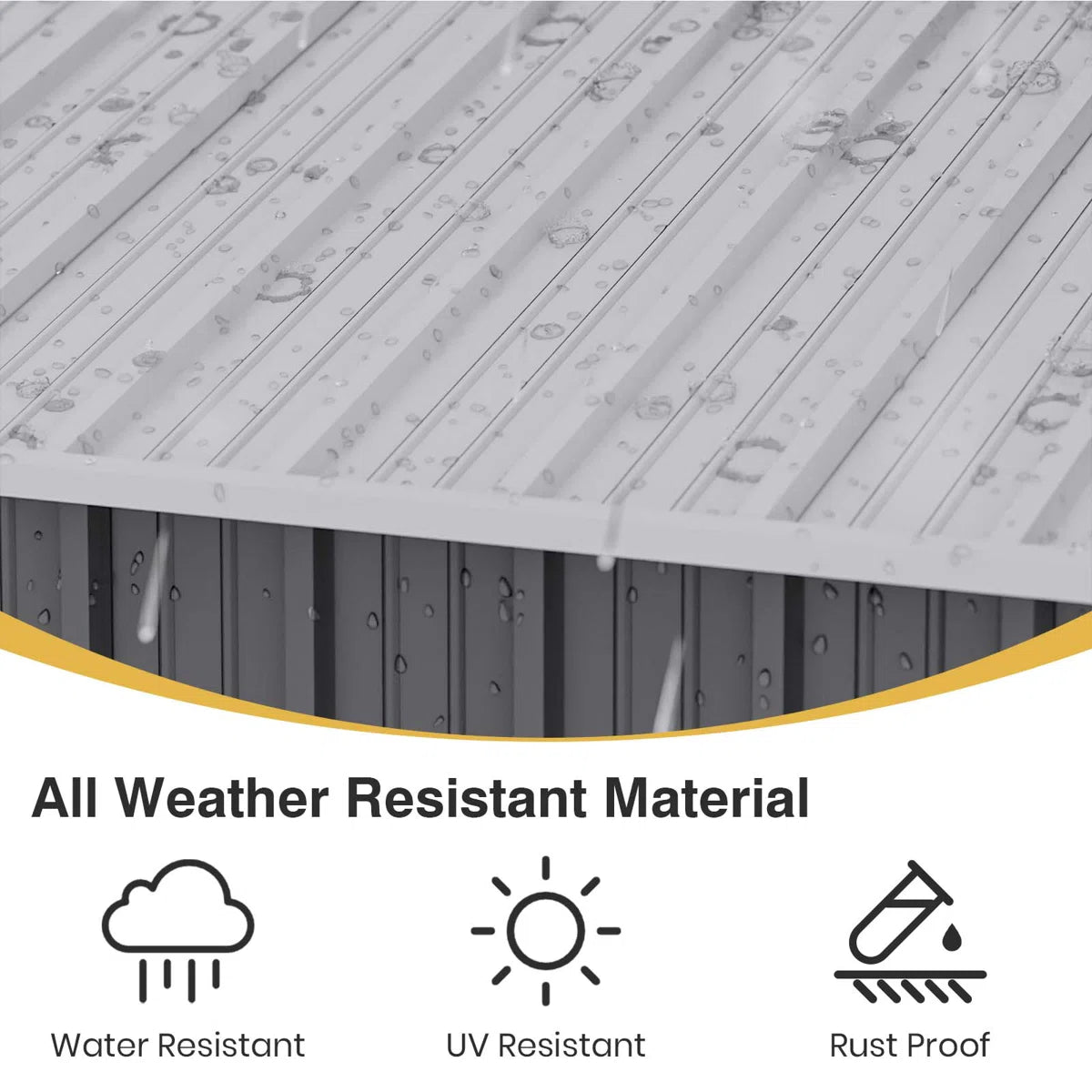 8 ft. W x 6 ft. D Metal Storage Shed