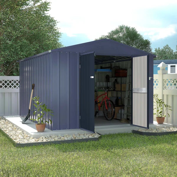 96''W Metal Storage Shed