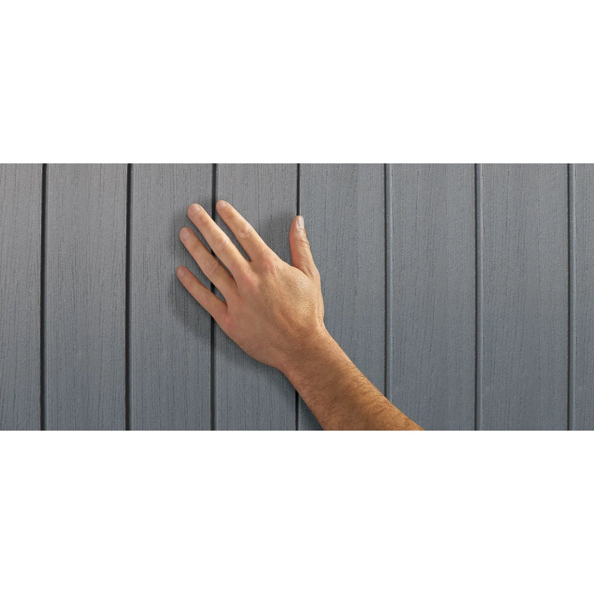 Keter Darwin 6x6 ft. Durable Resin Outdoor Storage Shed With Floor and Double Doors for Garden Patio Furniture and Tools, Graphite