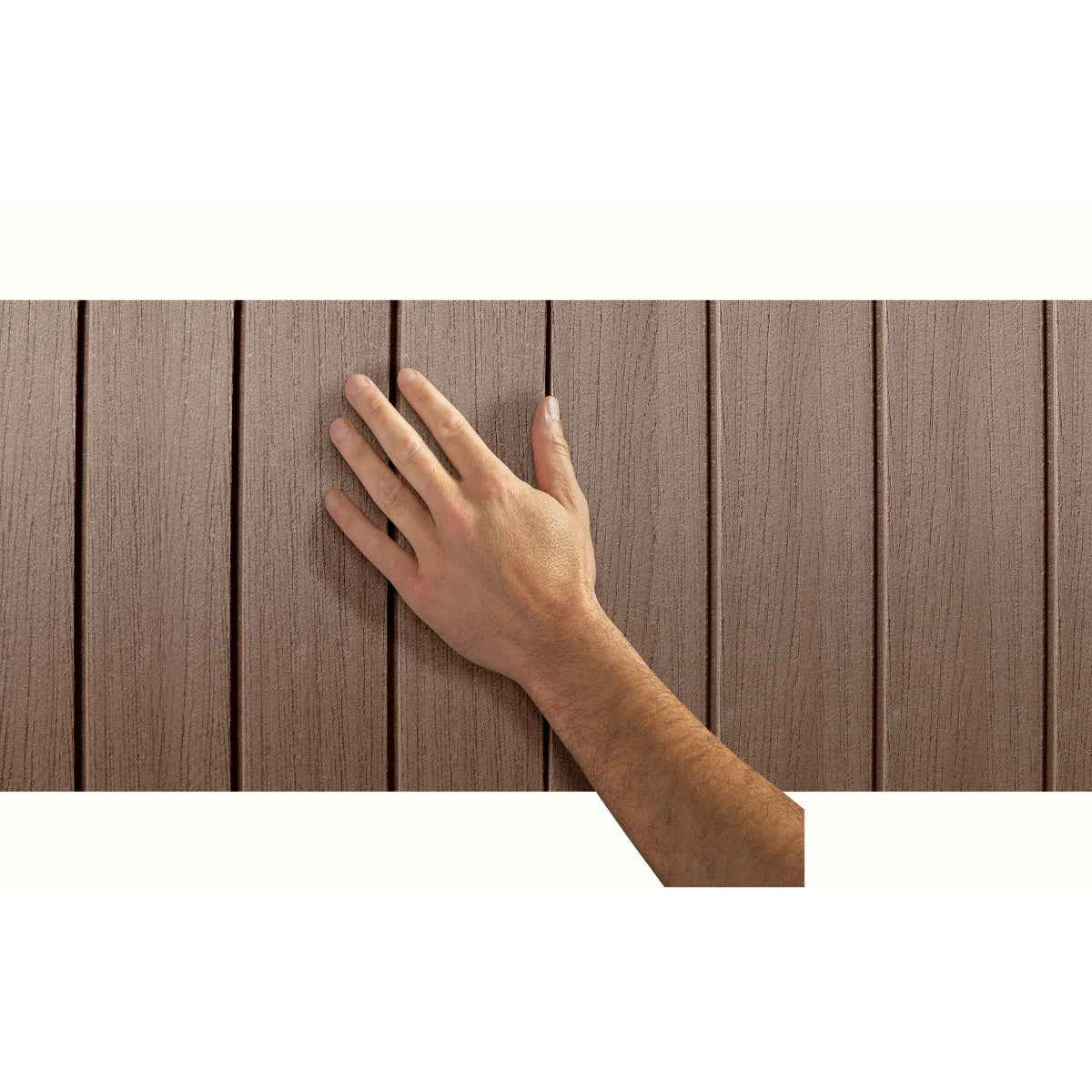 Keter Darwin 6x8 ft. Durable Resin Outdoor Storage Shed With Floor and Double Doors for Garden Patio Furniture and Tools, Brown