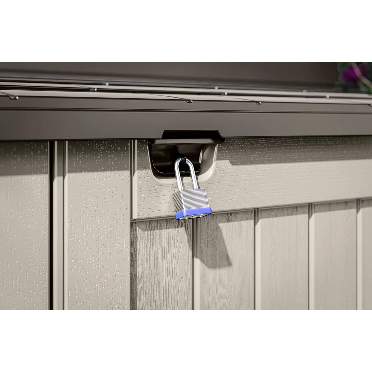Suncast 6 ft x 4ft. D Stow-Away Horizontal Storage Shed