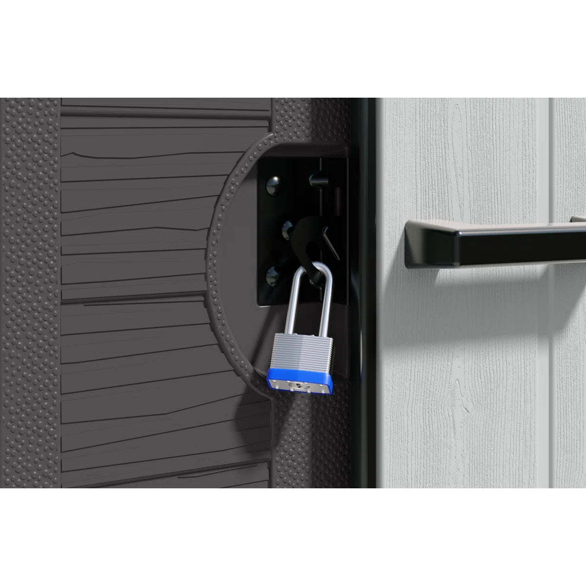 Suncast Modernist Barn Door Storage Shed