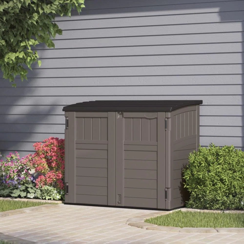 Suncast Outdoor Resin Horizontal Storage Shed
