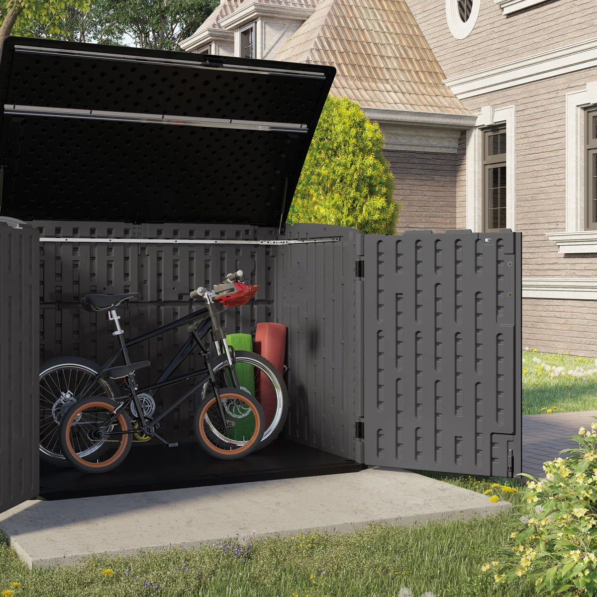 Suncast Stow-Away Horizontal Shed