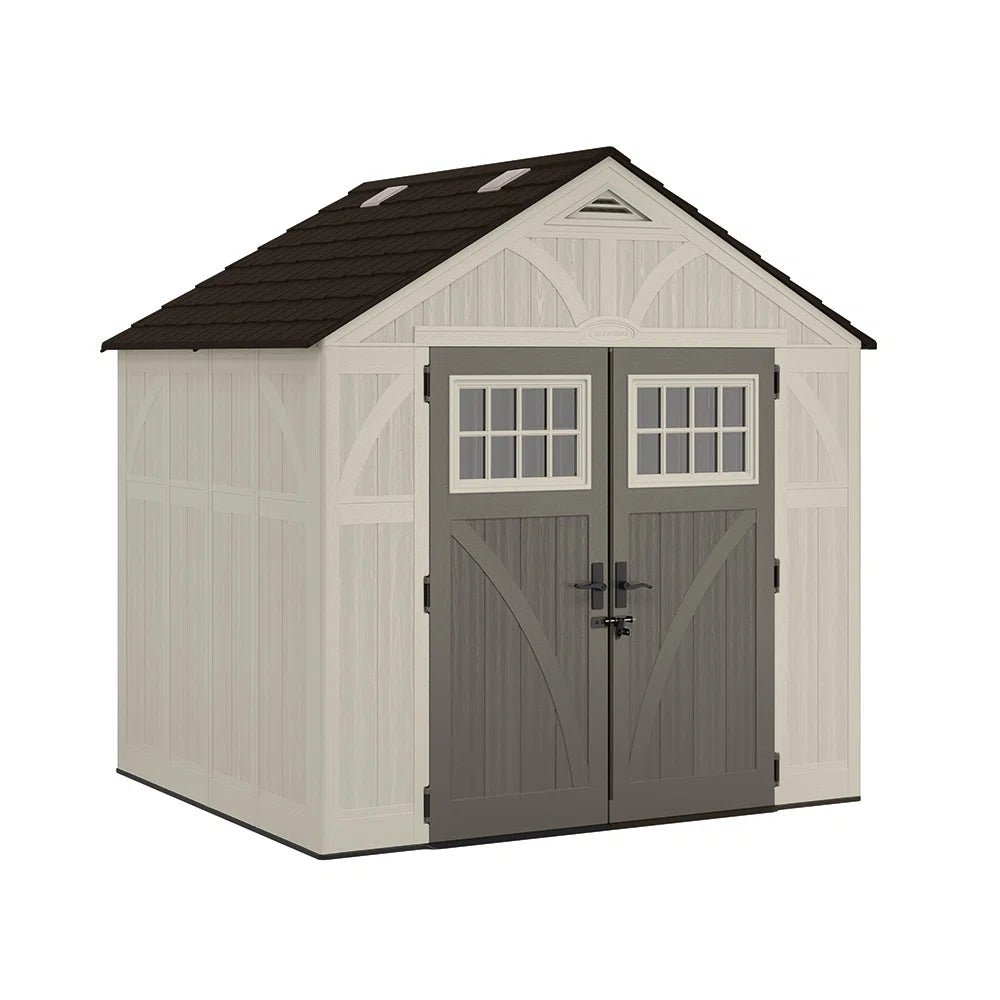 Suncast Tremont 8 ft. W x 7 ft. D Resin Storage Shed